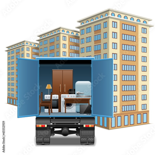 Vector Furniture Transportation