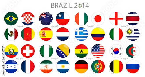Groups of world cup at brasil