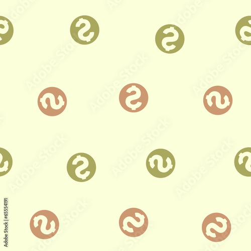 seamless background: money