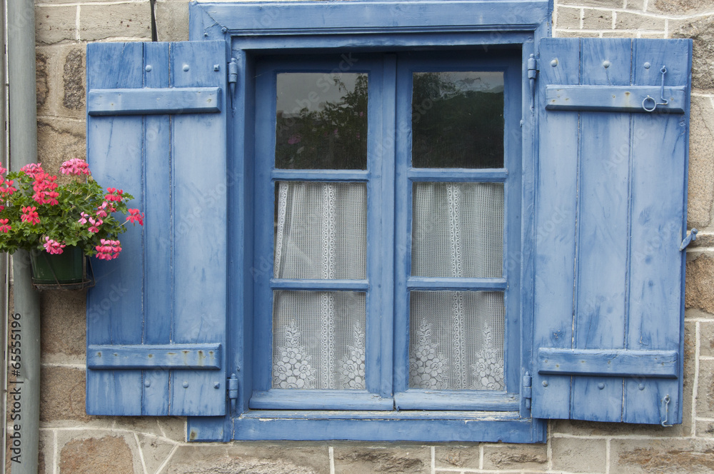 fenêtre bleue