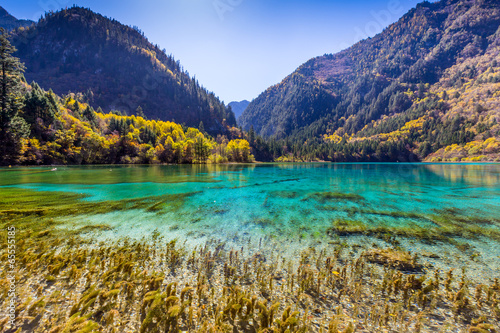 Tableau sur toile Jiuzhaigou Valley Scenic and Historic Interest Area