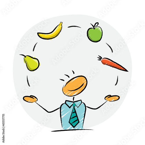 Scribble Guy Healthy Food