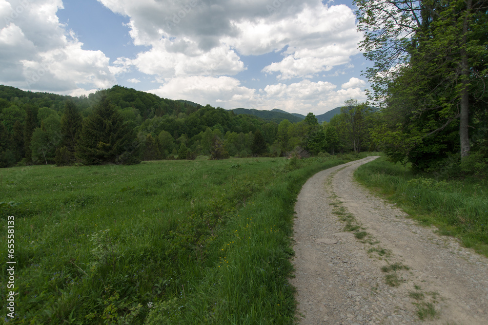 Górski szlak, Bieszczady