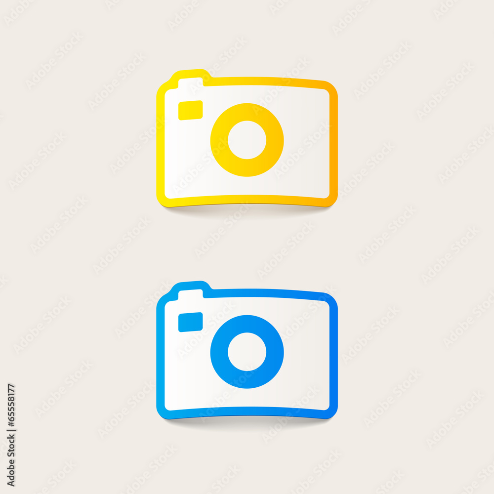 realistic design element: camera realistic design element: camera