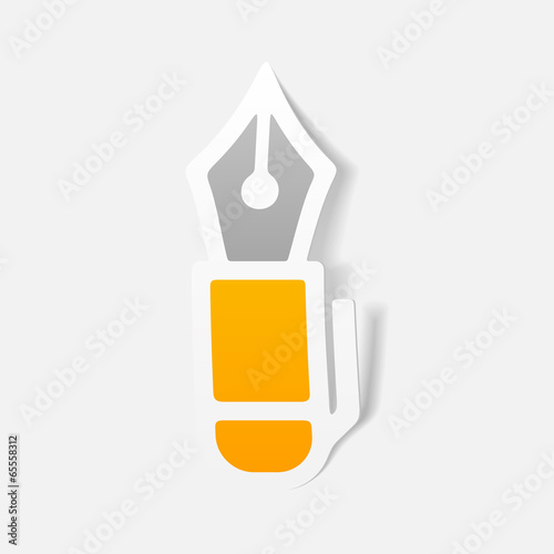 Wallpaper Mural realistic design element: pen Torontodigital.ca