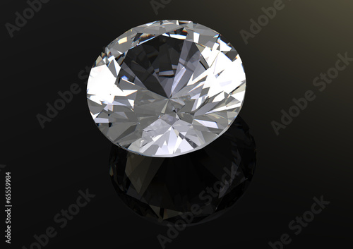 3D diamonds render. Jewelry gemstone