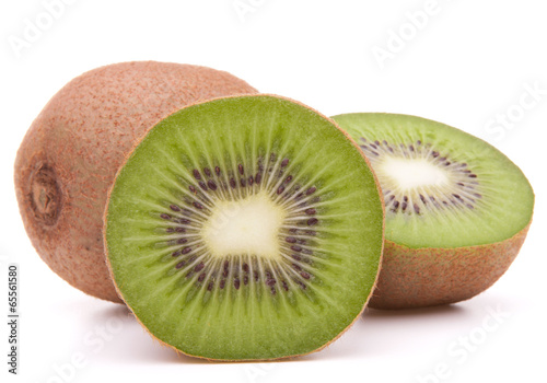 Sliced kiwi fruit half