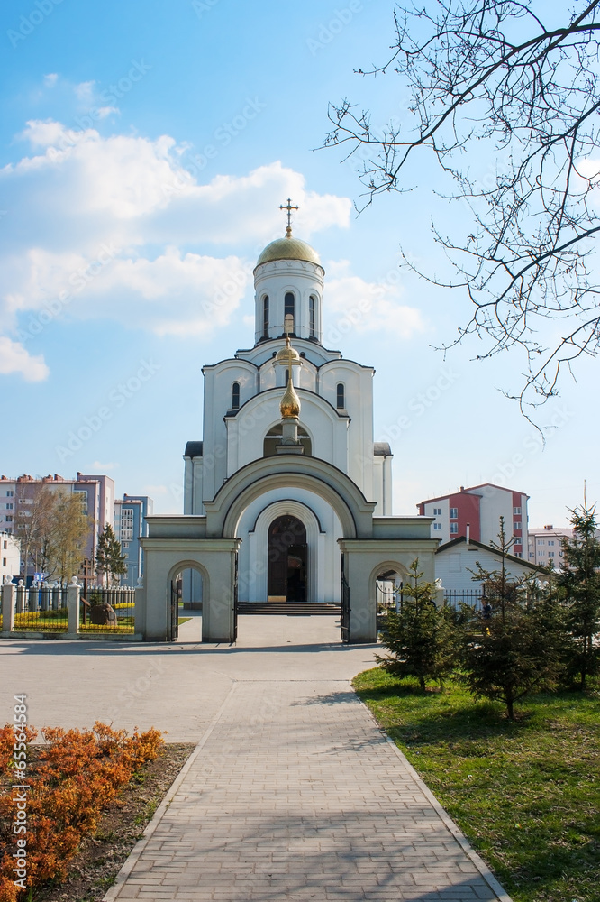 church of st. vladimir on summer day