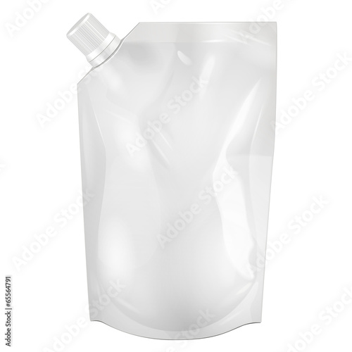 White Blank Foil Food or Drink Bag Packaging