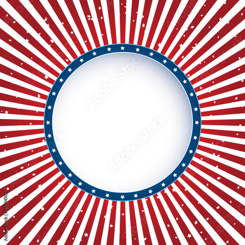 Independence day circle background
