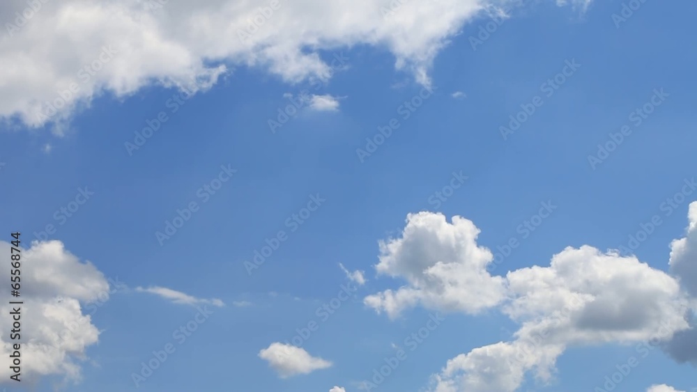 Time lapse of clouds over blue sky Time lapse of clouds over blue sky