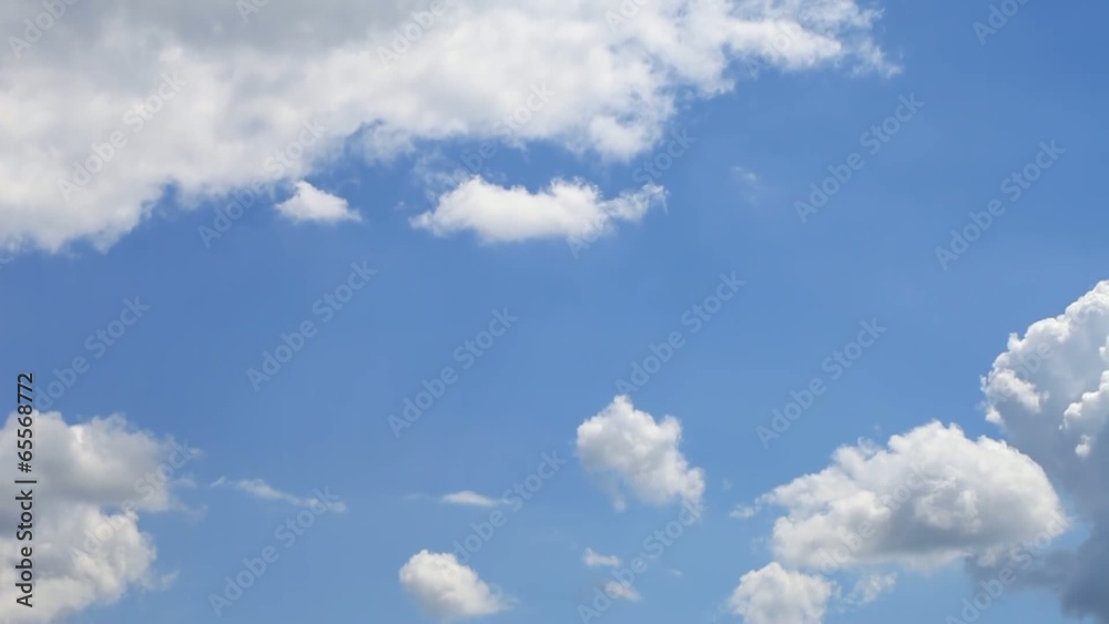 Time lapse of clouds over blue sky Time lapse of clouds over blue sky