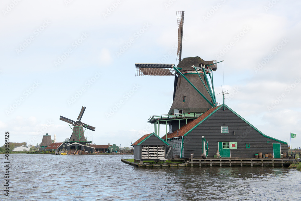 Les moulins de  Zaanse Schans