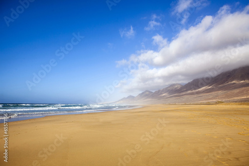 Cofete beach  Fuerteventura  Canary Island