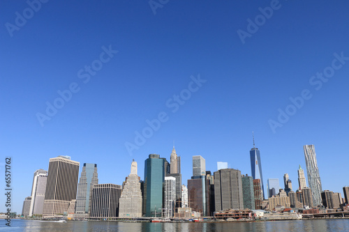 Manhattan Skyline and Skyscrapers, New York City