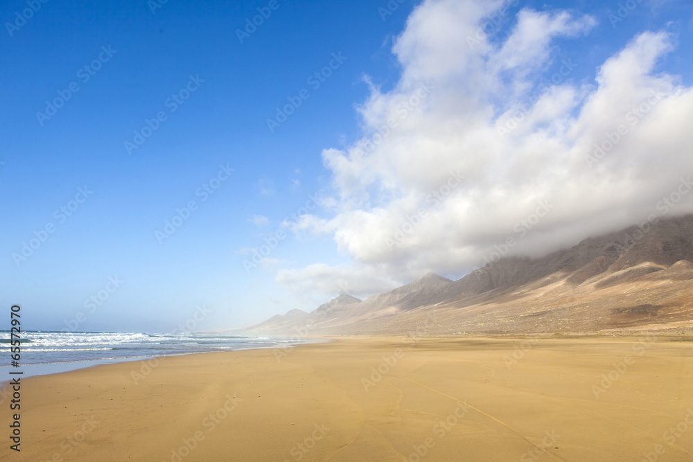 Cofete beach, Fuerteventura, Canary Island
