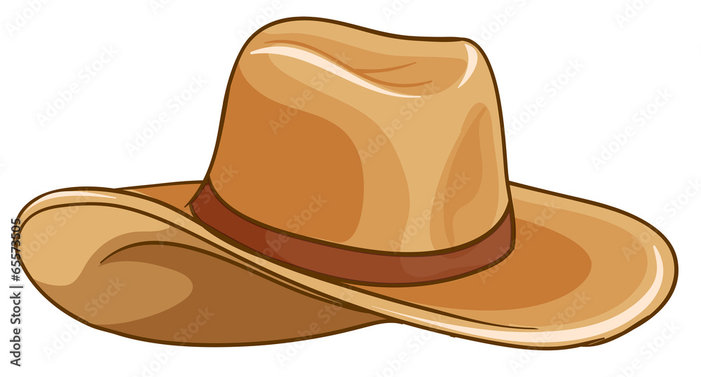 A brown hat A brown hat