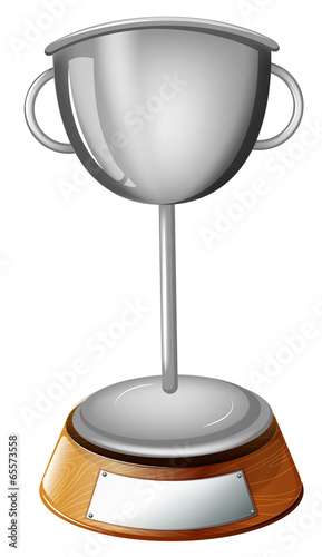 A gray cup trophy