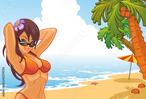 Beach girl