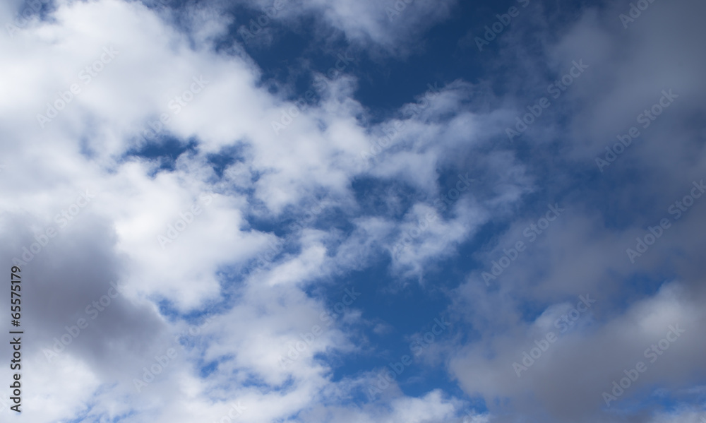 Blue sky background