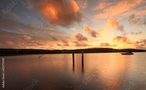 Sunset over Bensville Central Coast Australia