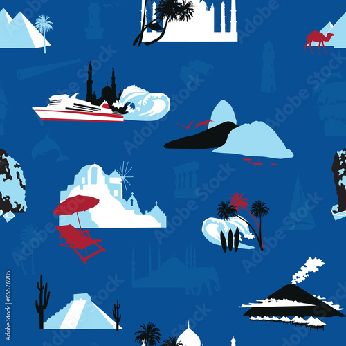 cruise travel background