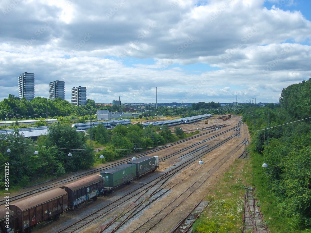 Obraz premium Aarhus station