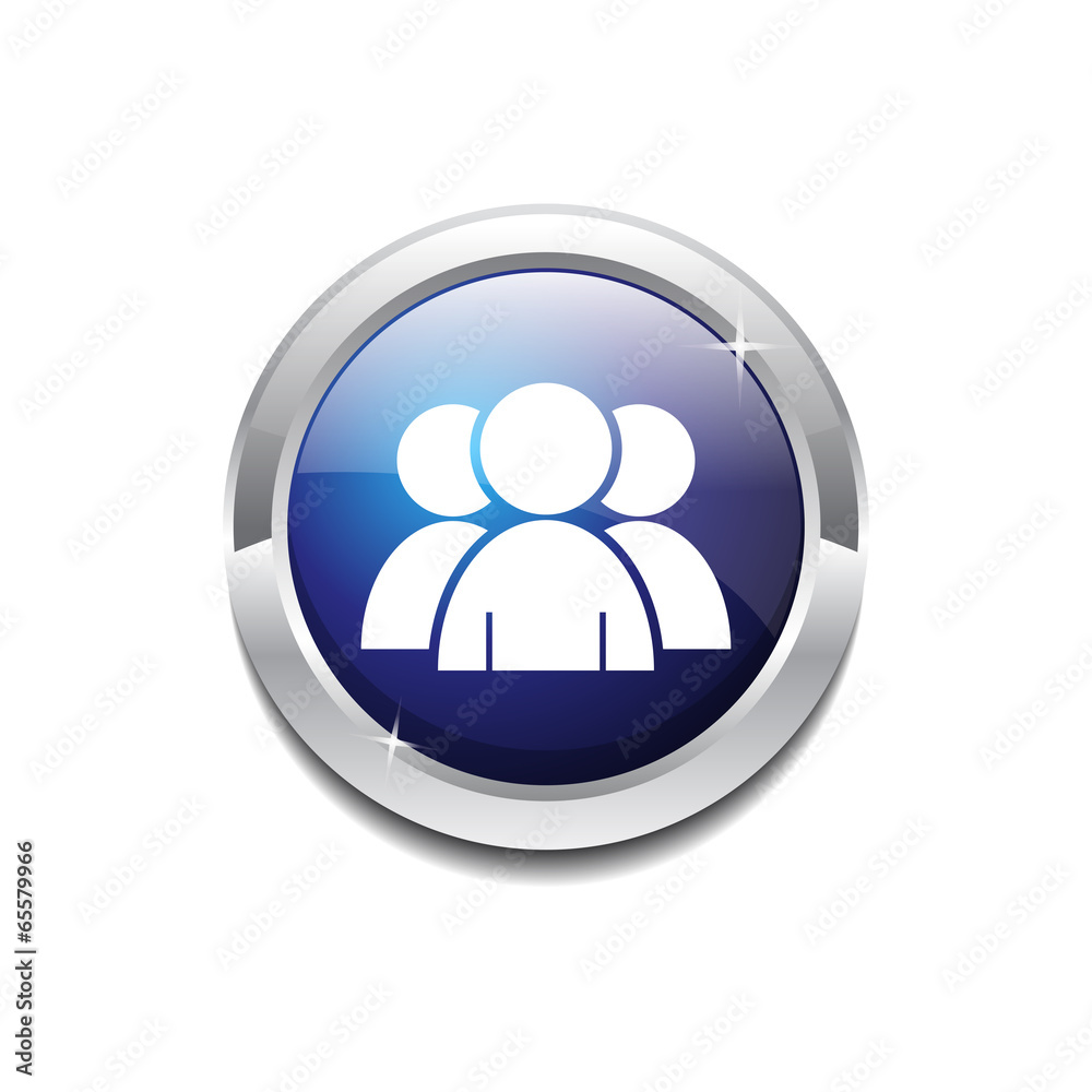 User Circular Vector Blue Web Icon Button User Circular Vector Blue Web Icon Button
