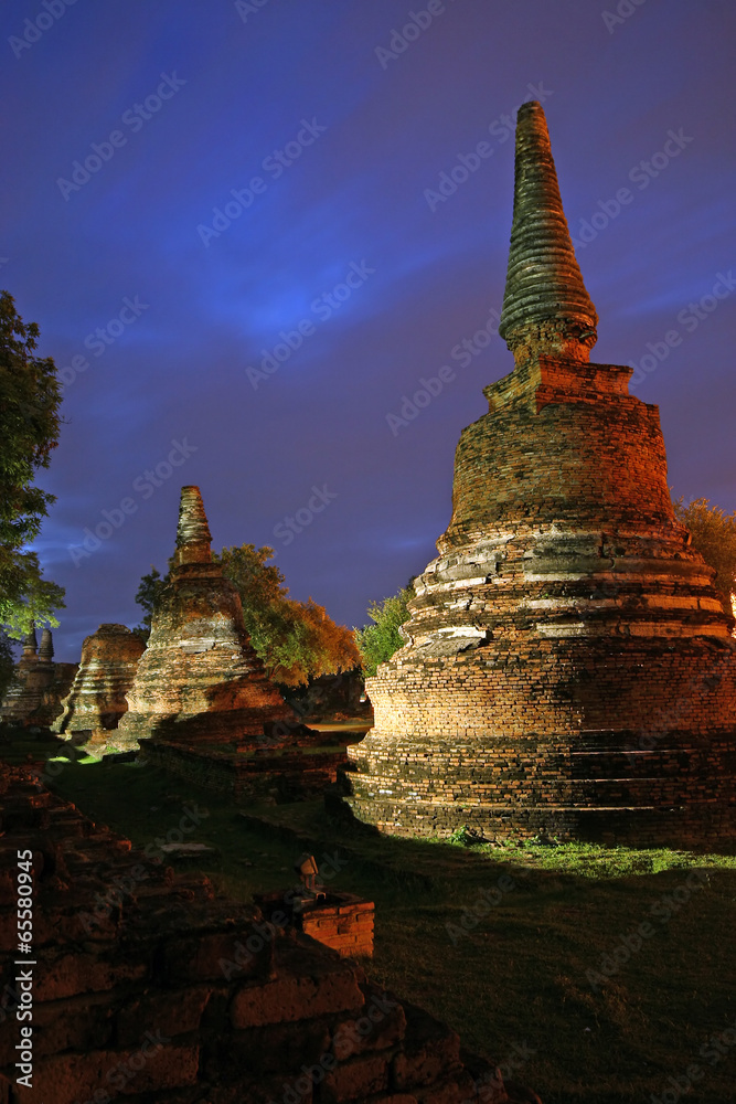 Fototapeta premium Ayutthaya -old capital of Thailand.