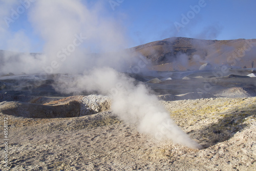 Geyser in Uyuni