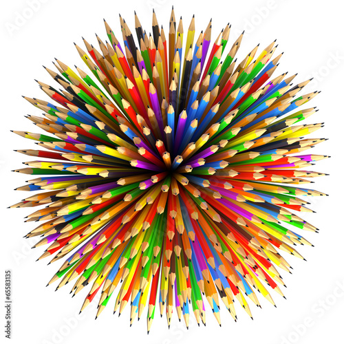 Pencils Abstract Background