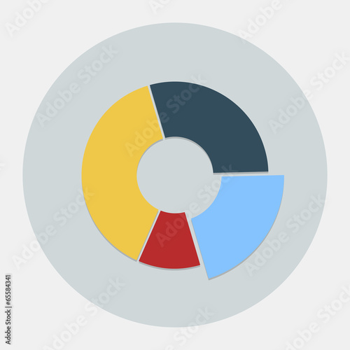 Vector pie chart icon