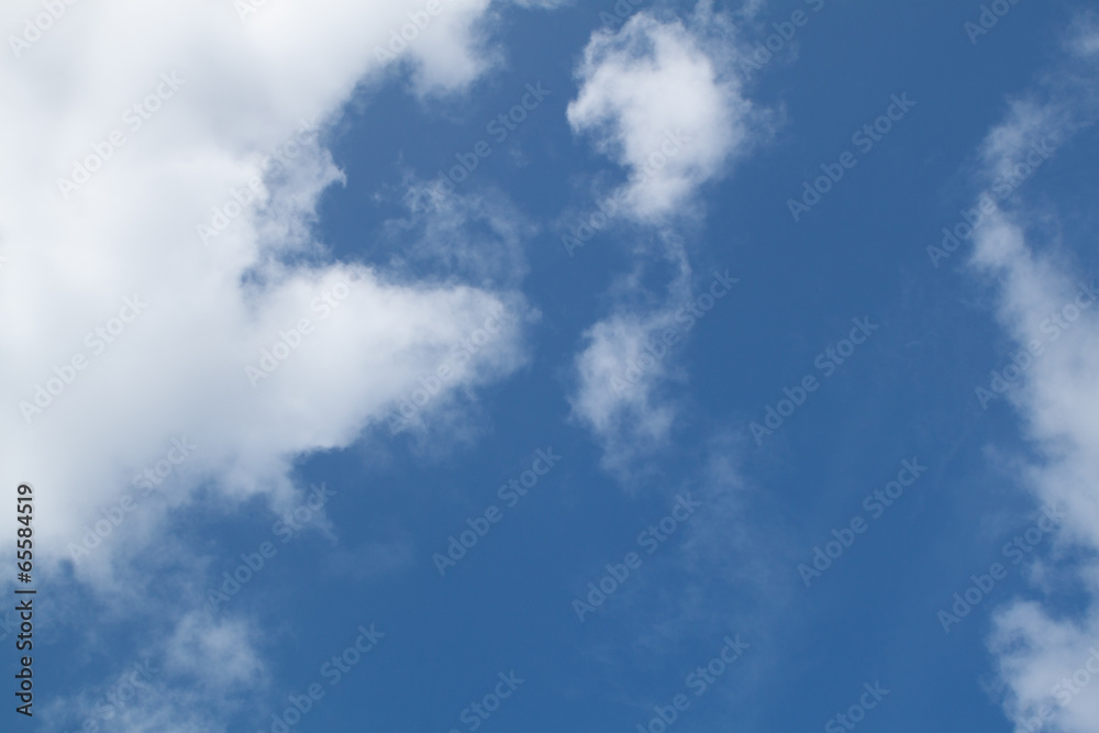 blue sky and cloud