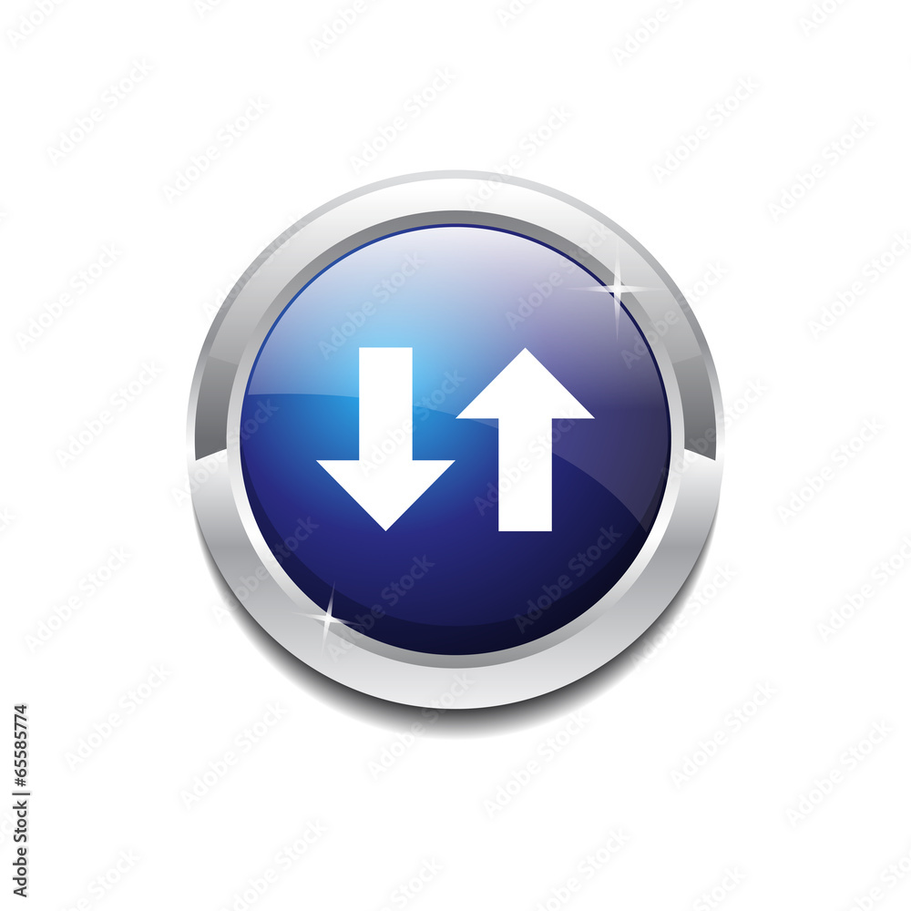 Data Circular Vector Blue Web Icon Button Data Circular Vector Blue Web Icon Button