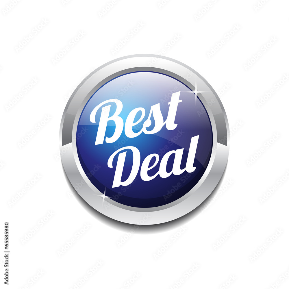 Best Deal Glossy Shiny Circular Vector Button Best Deal Glossy Shiny Circular Vector Button
