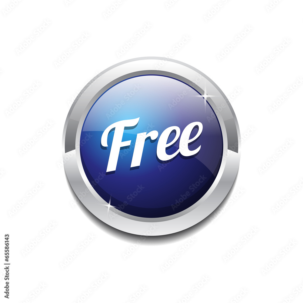 Free Glossy Shiny Circular Vector Button Free Glossy Shiny Circular Vector Button