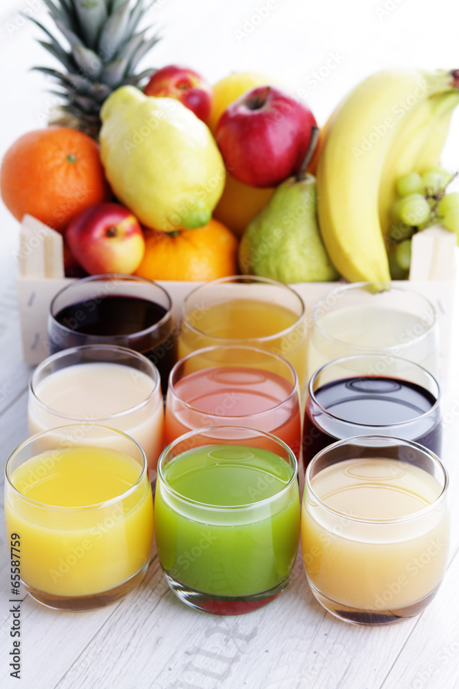 collection of juice collection of juice