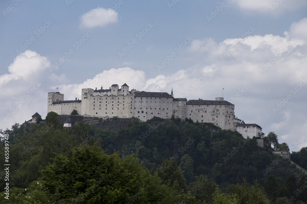 Hohensalzburg Castle in Salzburg, Austria