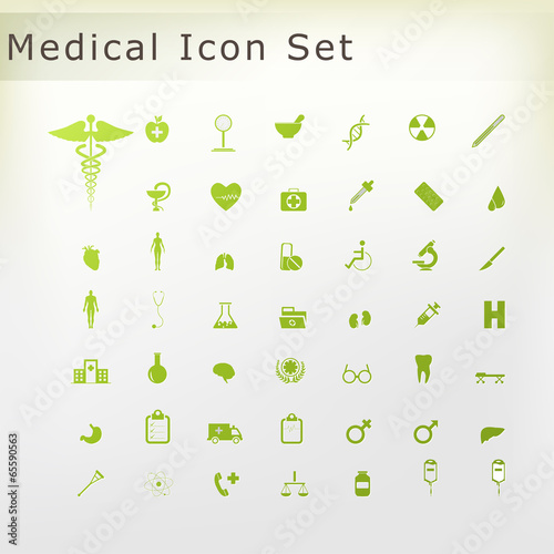 Medical icon set