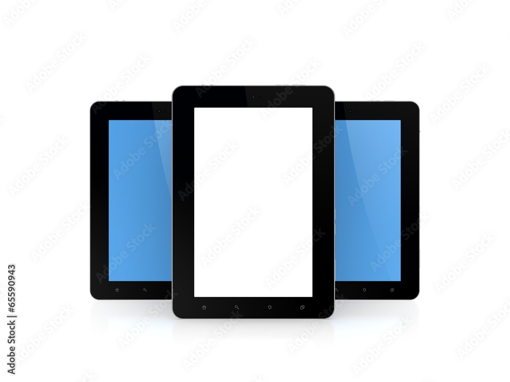 Modern tablet PC. Modern tablet PC.
