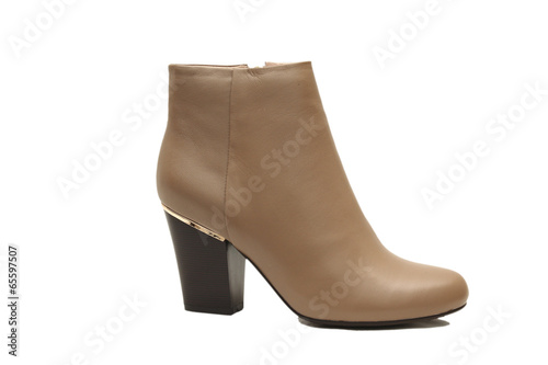 Brown female boot