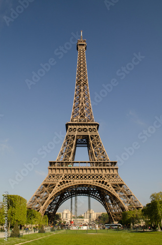 Fototapeta Naklejka Na Ścianę i Meble -  Paris_Panorama_Eifelturm_Frankreich_12