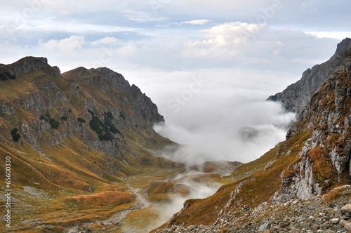 Mountain landscape, Bucegi, Romani