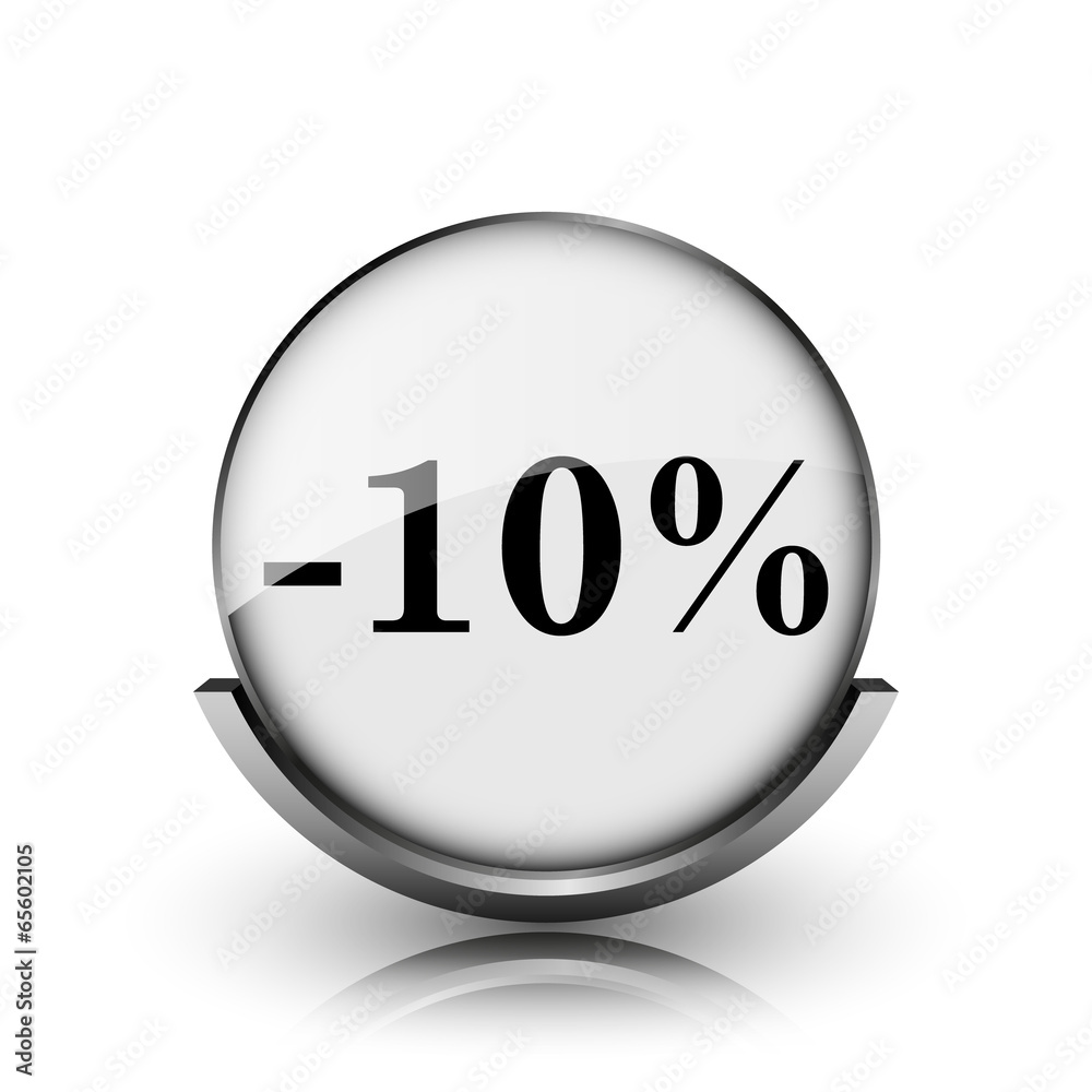 10 percent discount icon