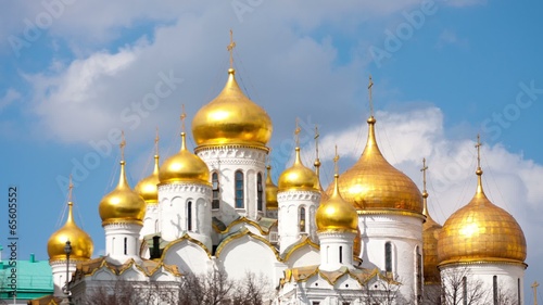 Annunciation Cathedral in the Moscow Kremlin, timelapse