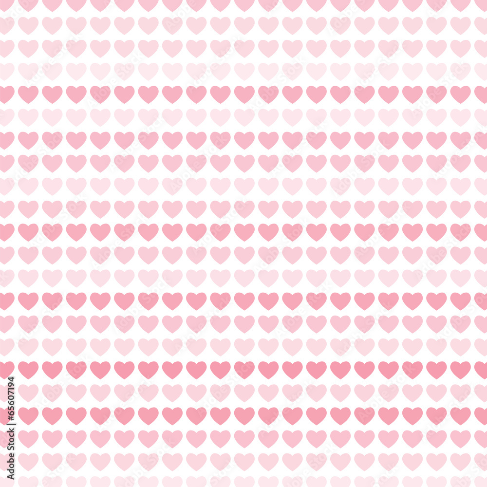 pattern of hearts - vector