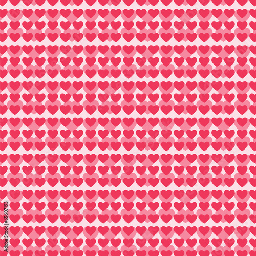 pattern of hearts - vector