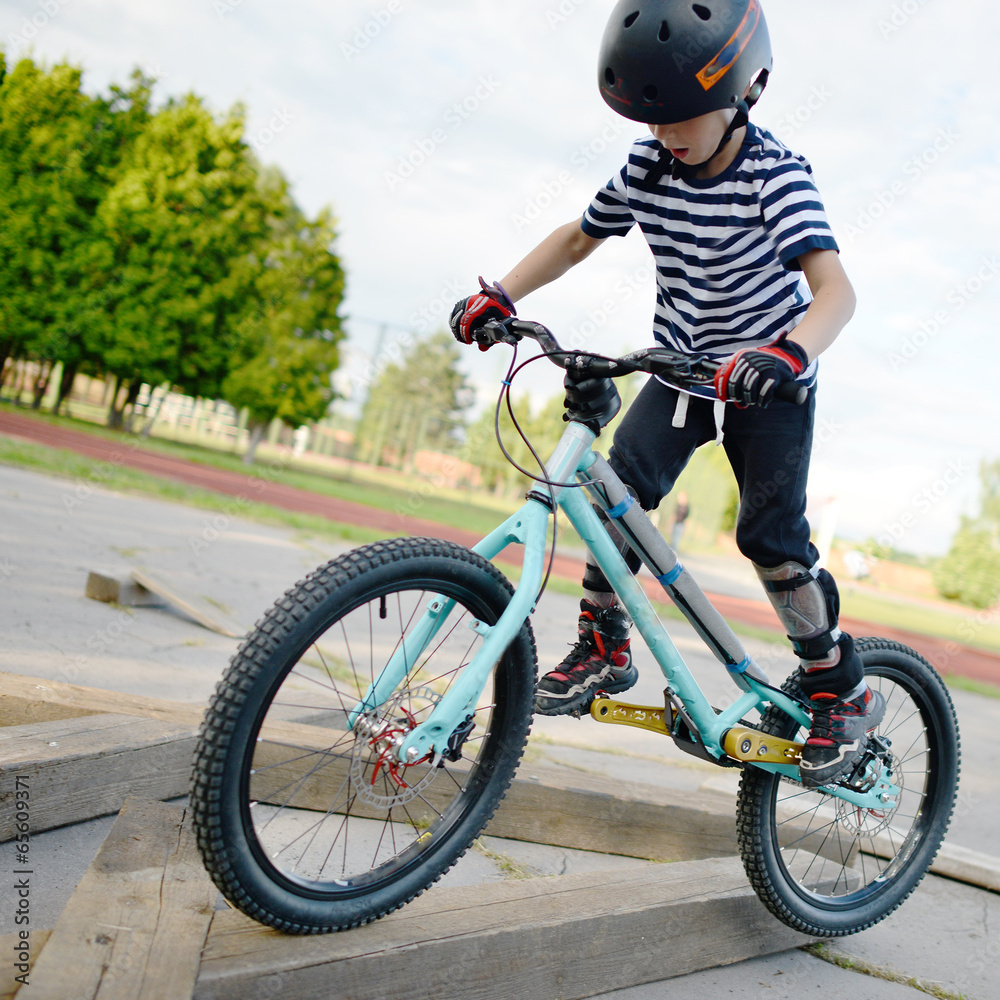 Naklejka premium Trial rider