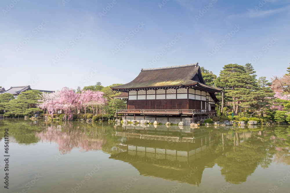 Japanese Garden in Kyoto, Japan