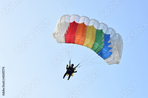 parachute girl